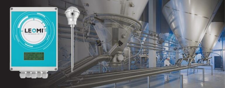 Air flow meter in coffee production in food industry