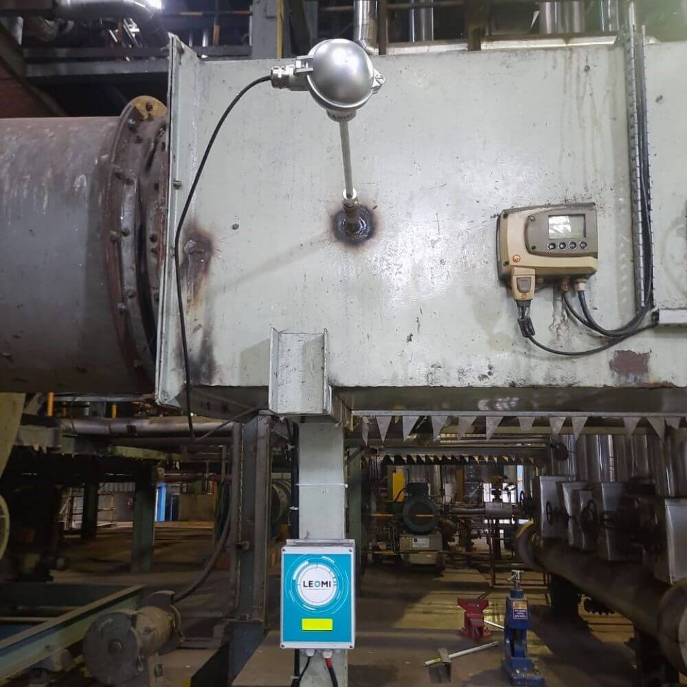 Air flow meter in food industry