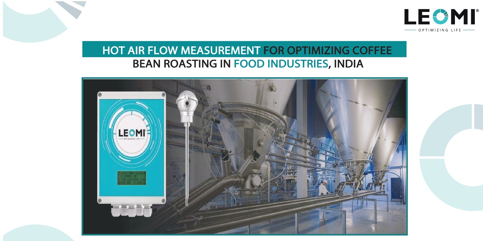 Hot Air Flow Measurement to Optimize Coffee Beans Roasting