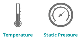 temperature & static pressure